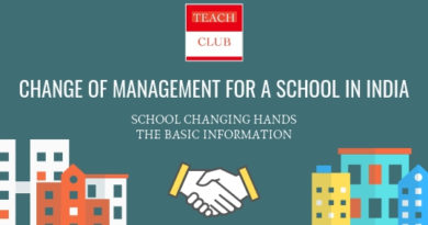 Sell Buy Change of Management CBSE School India